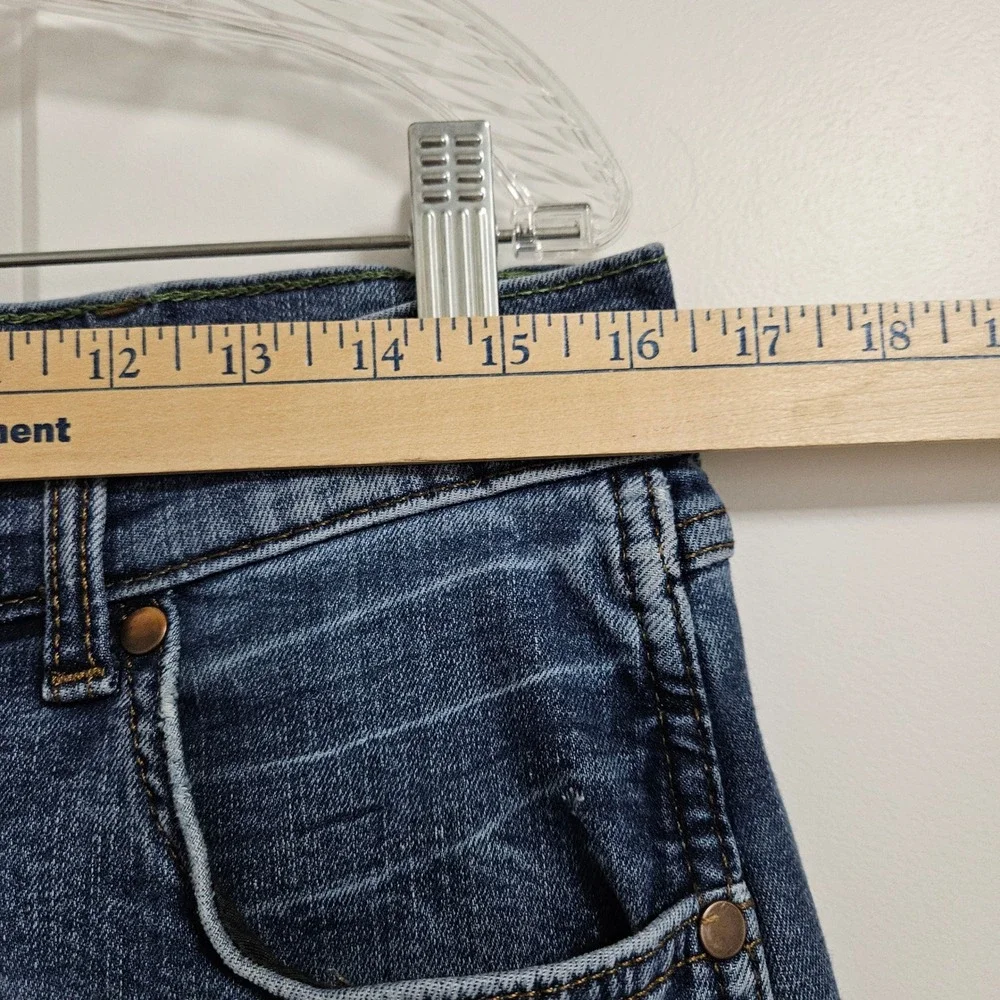 Wrangler Jeans Mens 33x32 Blue Retro Slim Straight‎ Leg Stretch Denim 112335418